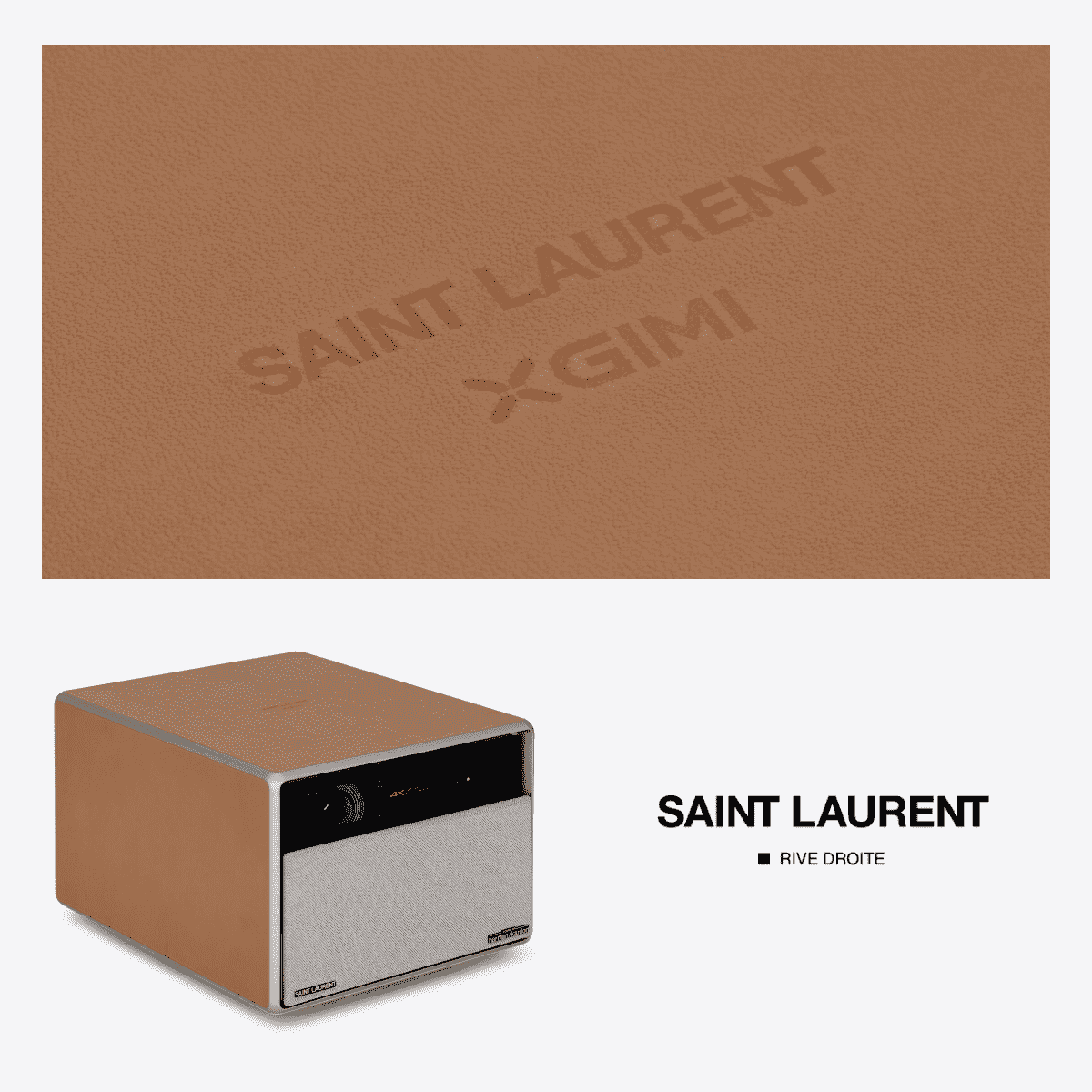 Saint Laurent Rive Droite et XGIMI annoncent une collaboration unique : L'HORIZON Ultra Saint Laurent Edition