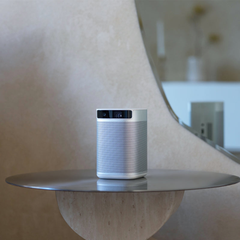 MoGo Pro - picoprojecteur 1080p - argent - côté