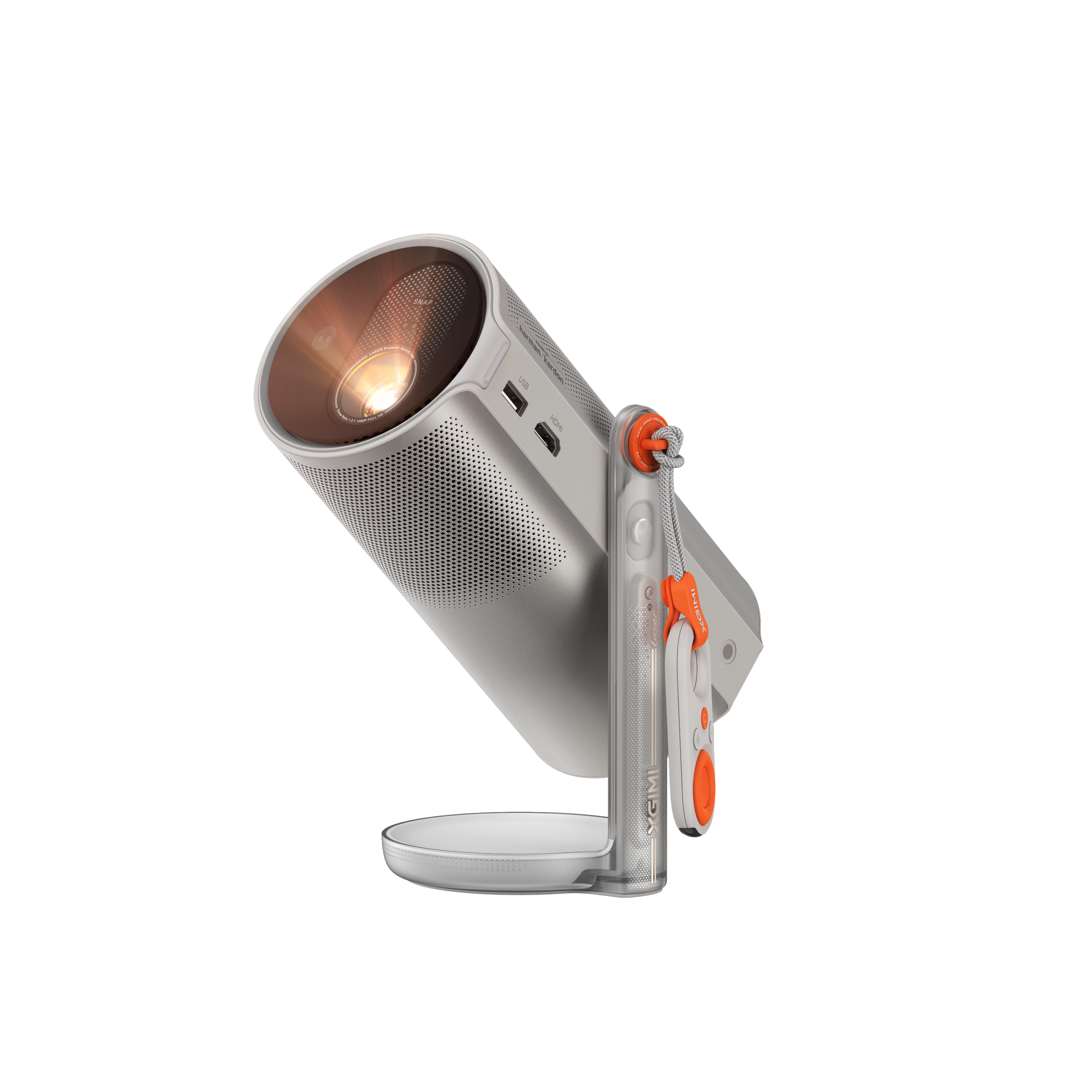 Le vidéoprojecteur laser portable XGIMI MoGo 4 est doté d'un mode de lumière ambiante pour s'adapter à votre humeur. Activez ce mode et il peut basculer facilement entre 8 couleurs.