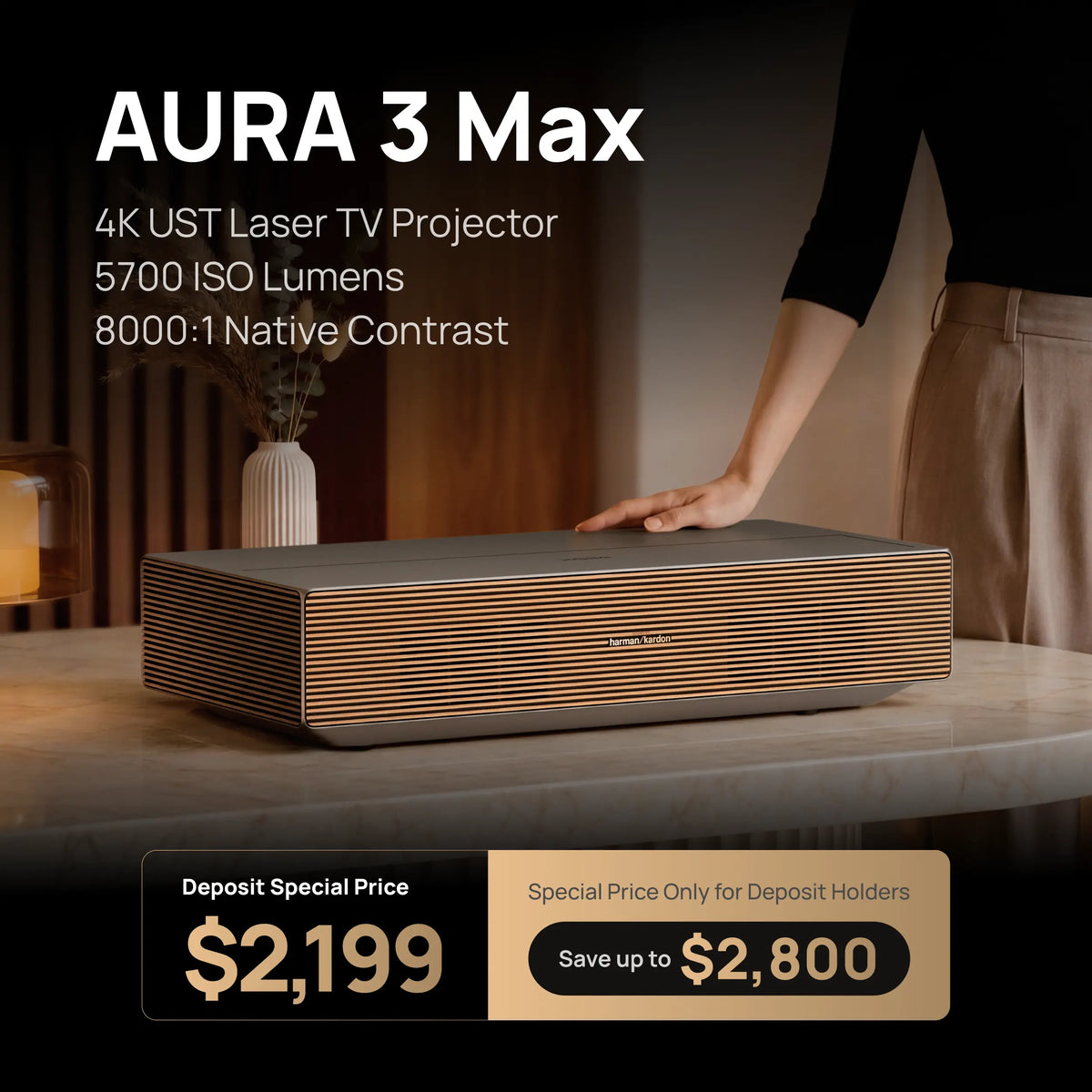 AURA 3 Series - Réservation avec acompte