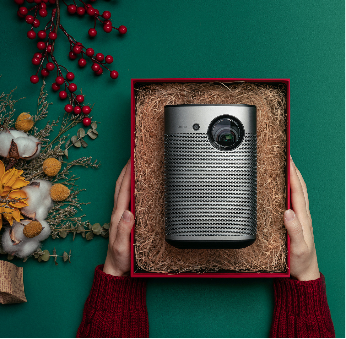 Halo - Projecteur portable intelligent - Batterie longue durée