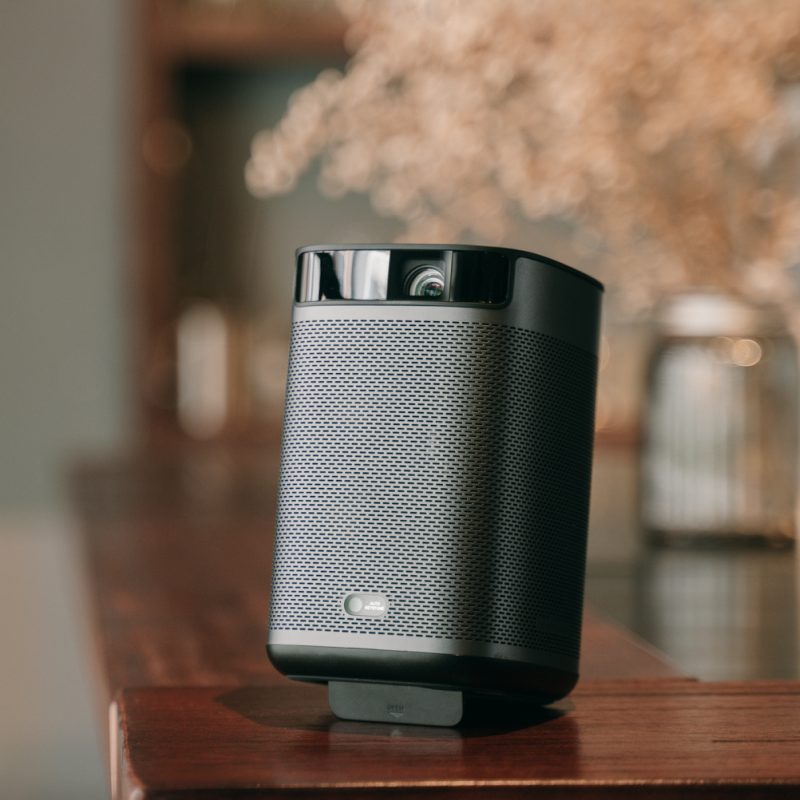 MoGo Pro+ - Mini projecteur Full HD 1080p- Support intégré