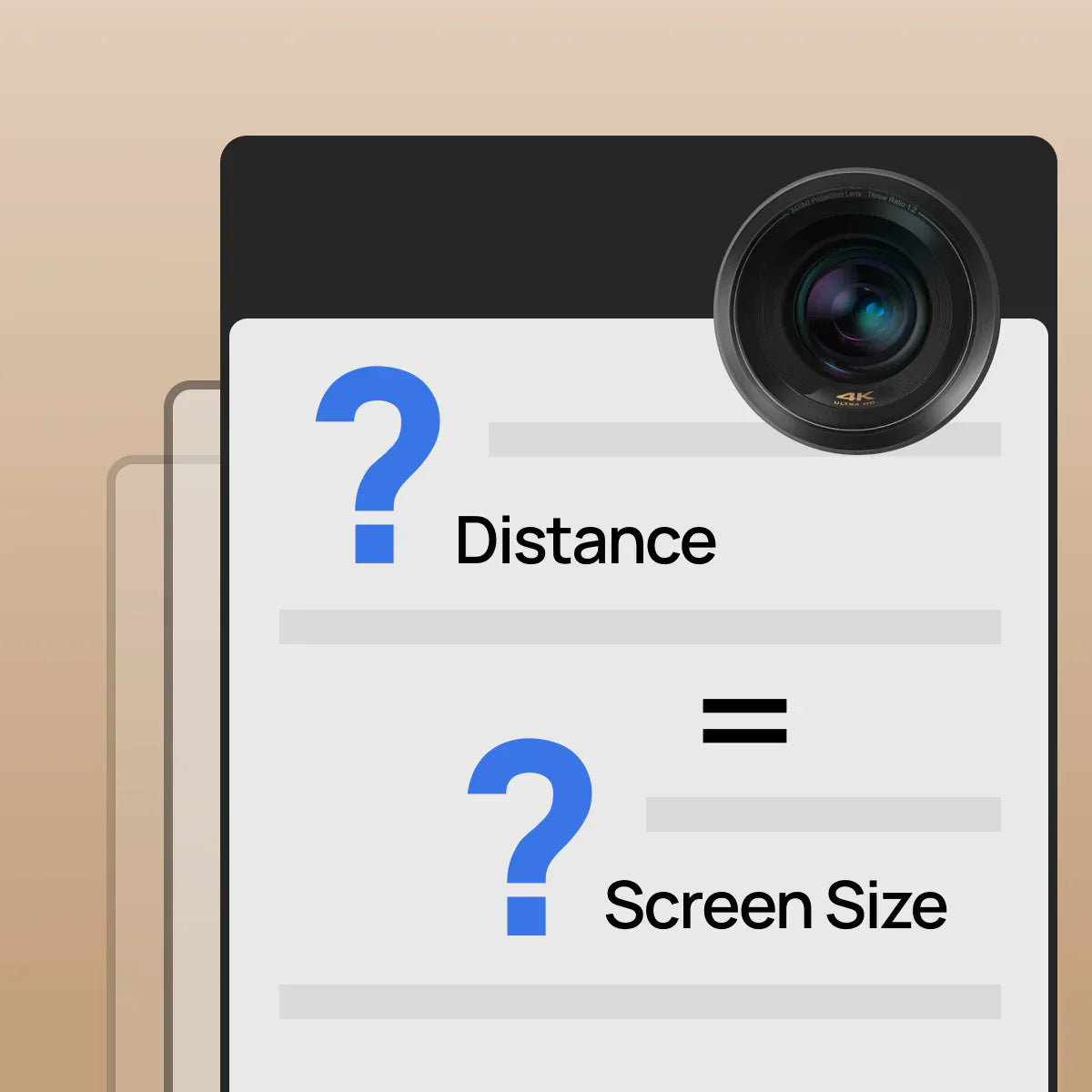 Quelle distance de projection faut-il pour un vidéoprojecteur ?