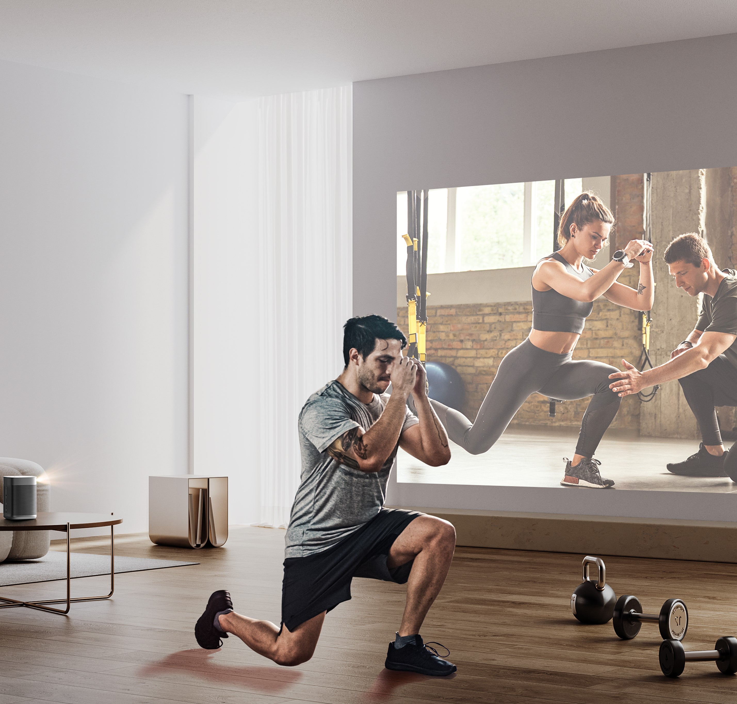 Staying Fit With Indoor Exercises and Smart Projectors 