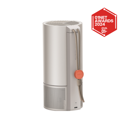 Le projecteur portable MoGo 3 Pro de XGIMI avec une résolution de 1920 x 1080 pixels dispose d'un zoom numérique et de Dolby Audio pour regarder des films, des séries et des matchs.