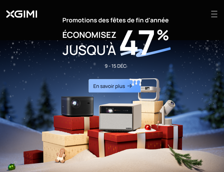 XGIMI Christmas Sale 2024: Up to 47% OFF from Dec 9th to 15th