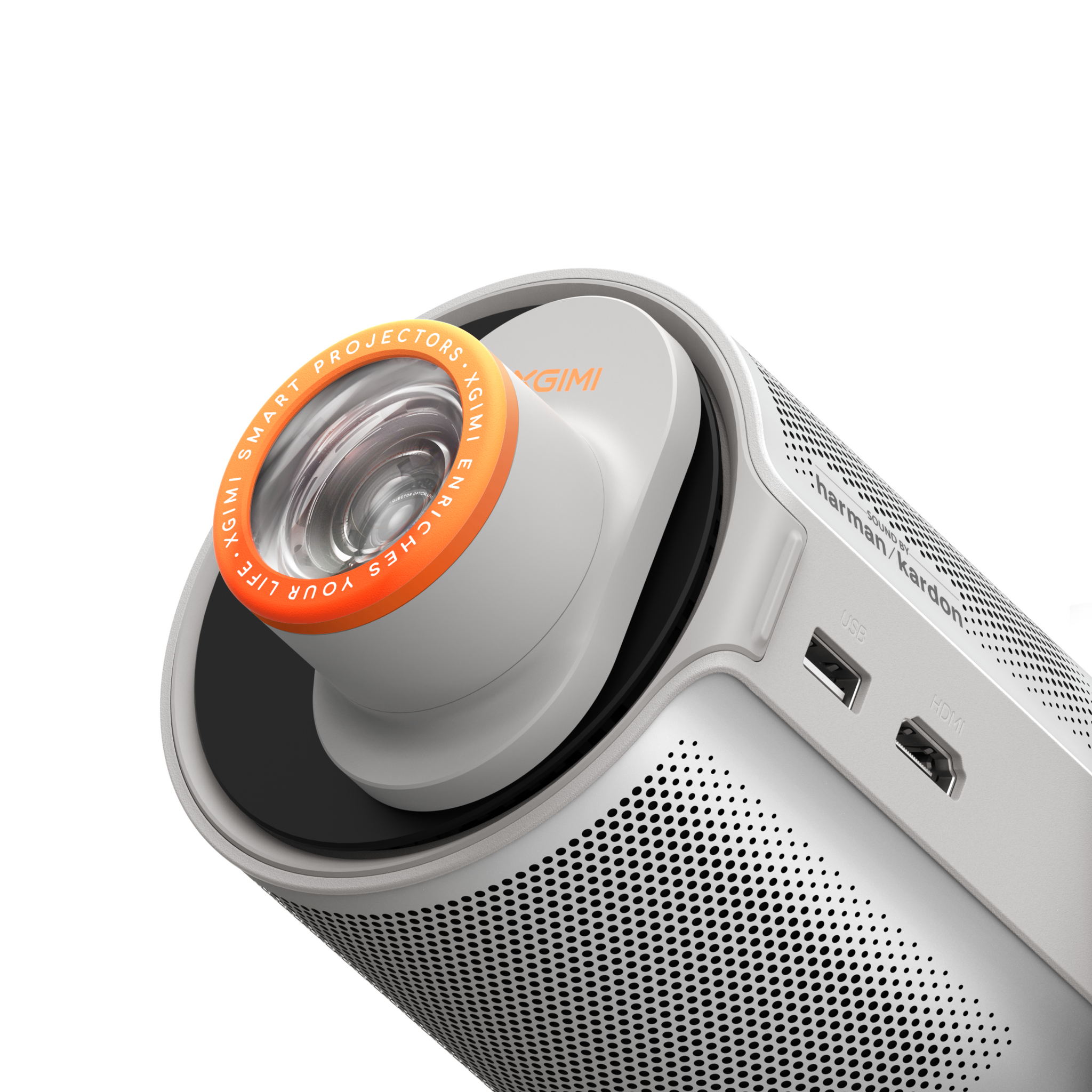 Vidéoprojecteur laser portable 1080p XGIMI MoGo 4 Laser : idéal pour les campeurs, les amateurs de cinéma, les amateurs de vie en plein air, et plus.